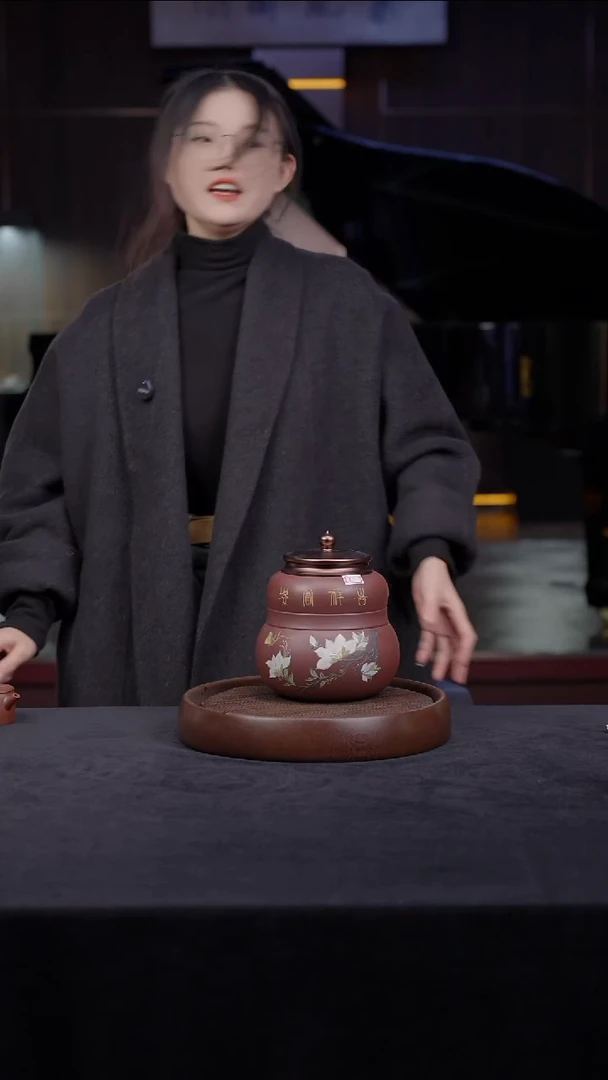 茶壶紫砂紫砂茶叶罐-CK