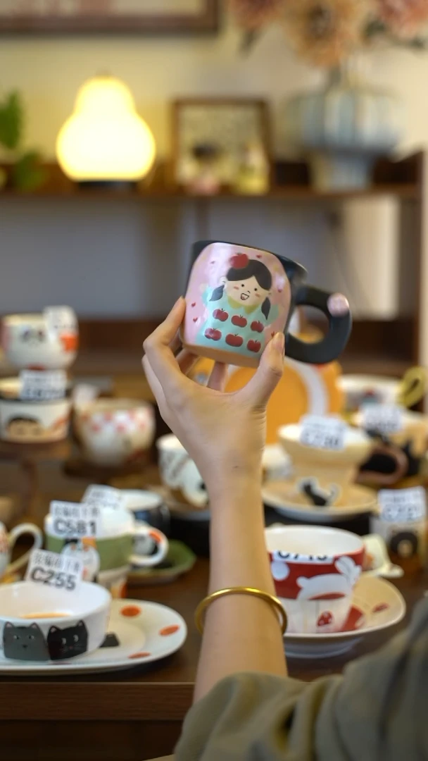 摆件?**?C748 阿满屋手工手作陶瓷