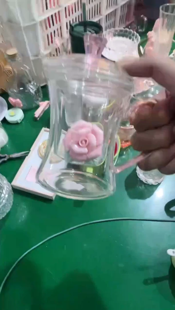 瓷片花茶杯 福利款，质量好，数量不多，拼手速