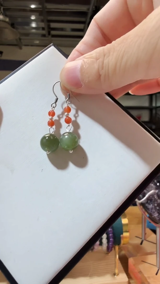 未镶嵌和田玉耳坠优0176