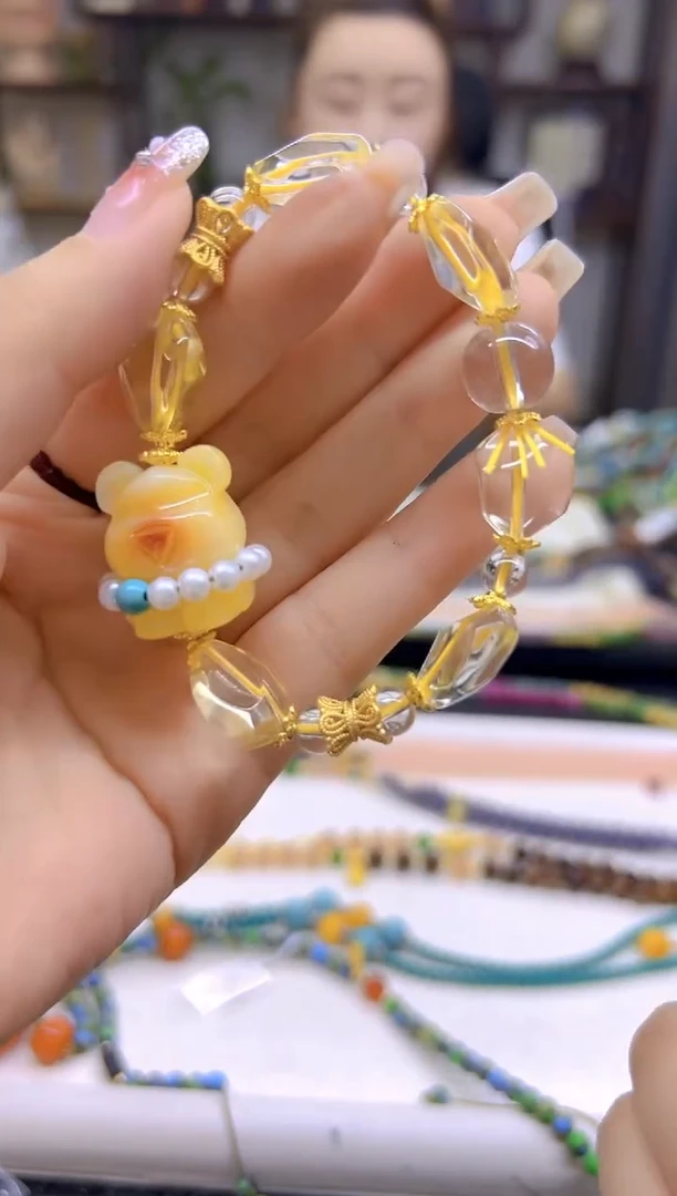 水晶手链未镶嵌DIY款S655