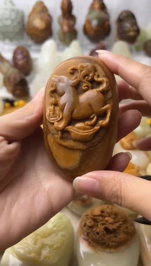 石材方解石棉纹正常不退换狗