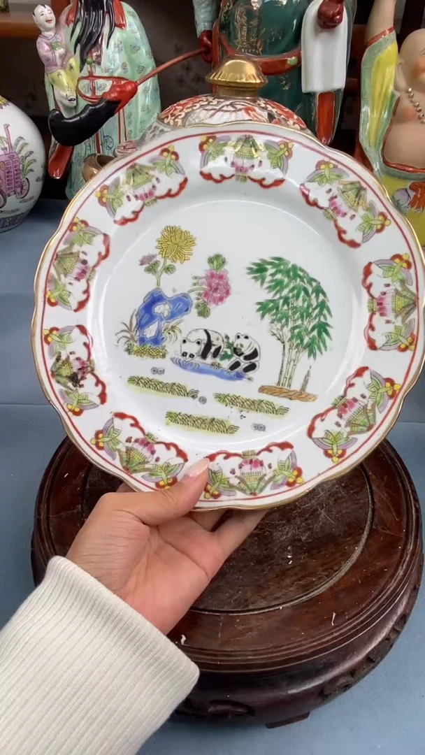 瓷片微瑕慎拍景德镇窑老厂瓷器单件