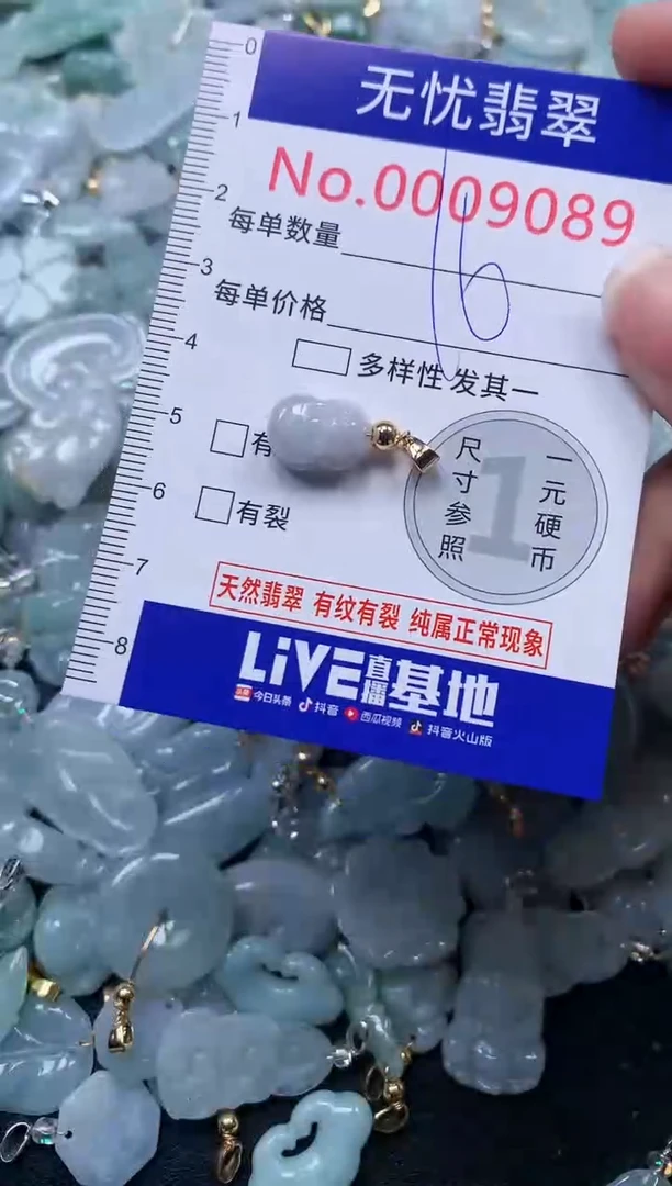 颈饰未镶嵌翡翠9089