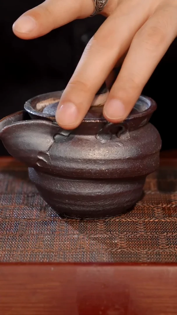 陶瓷奢瓷/瑞寅柴烧茶器（宝瓶）559