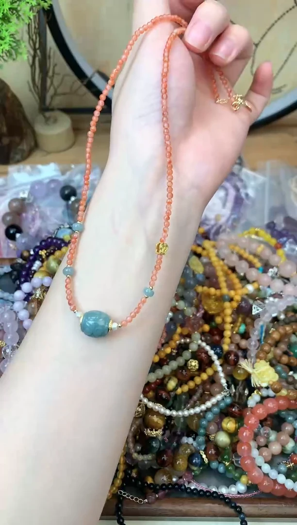 【闪购商品】玛瑙项链未镶嵌418手串
