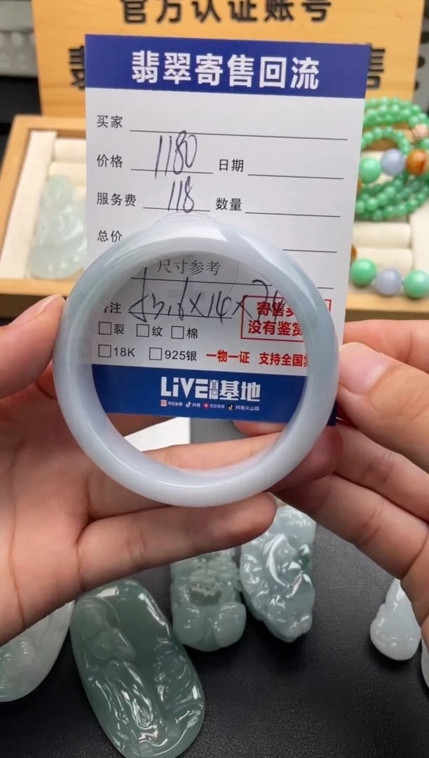 未镶嵌手镯翡翠10146588