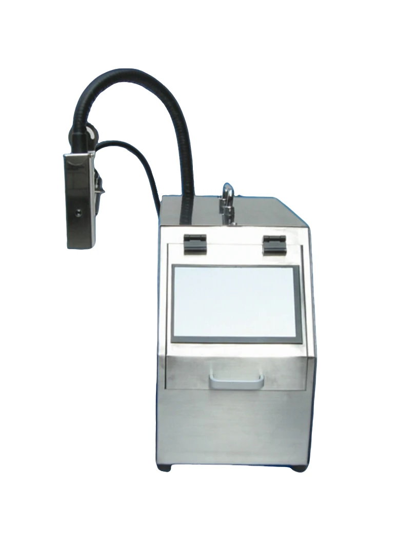 便携一体式油墨喷码机可在生产线上给商品快速打印生产日期批号