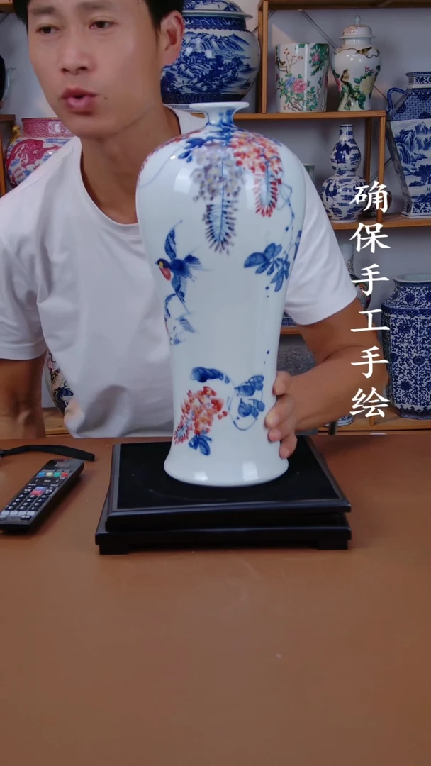 摆件景德镇手工手绘陶瓷摆件15