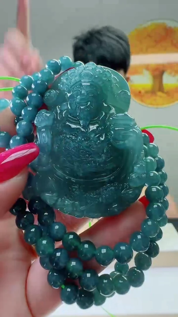 颈饰未镶嵌翡翠天然A货翡翠  多样性随机发其一