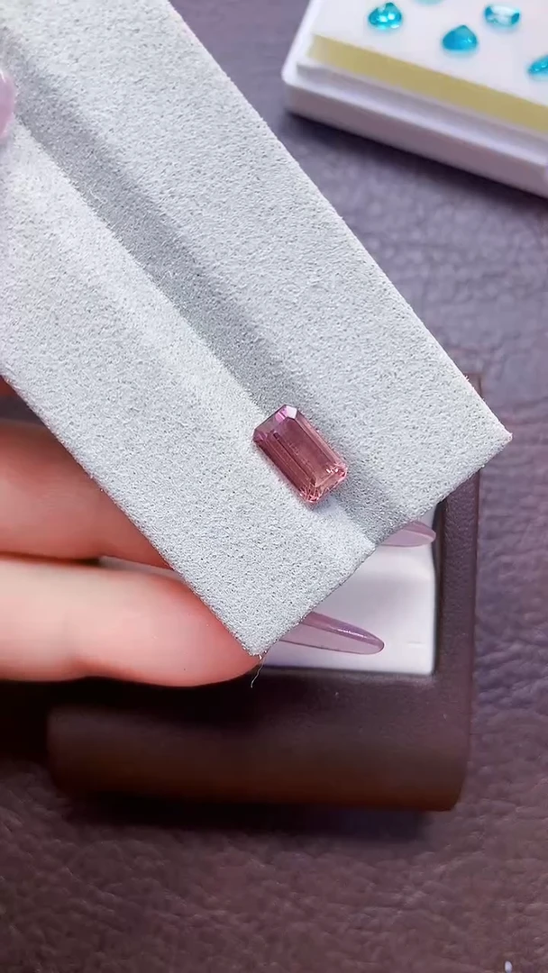 未镶嵌珠宝半成品碧玺日落色2.45ct