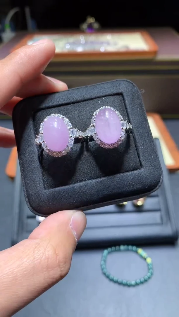 【闪购商品】锂辉石戒指未镶嵌P24【多样性发其一】