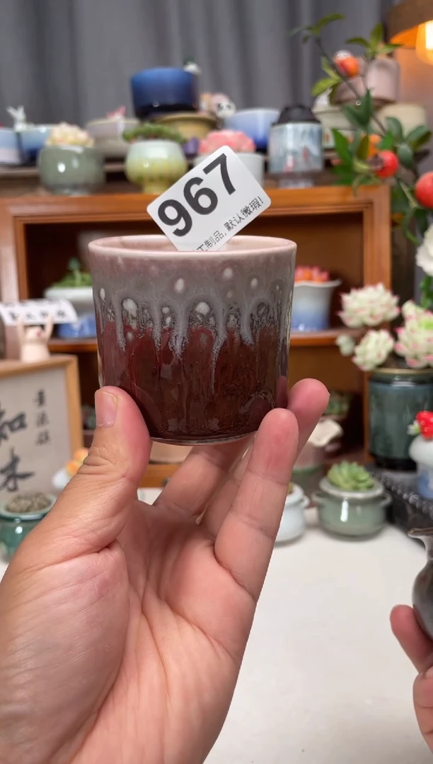 瓷片967知木小芳花盆