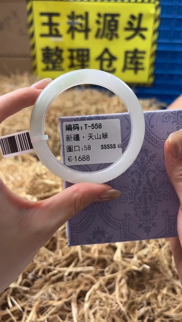 未镶嵌手镯石英质玉T-558