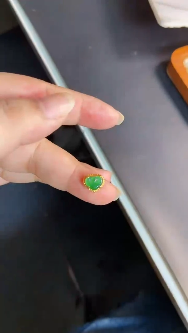 吊坠(不含链)银S925镶嵌翡翠1
