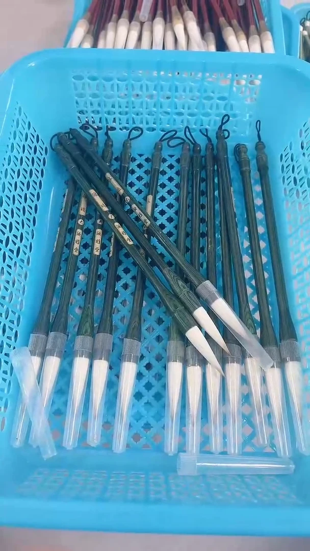 出锋4.8的绿檀毛笔29.9元3支