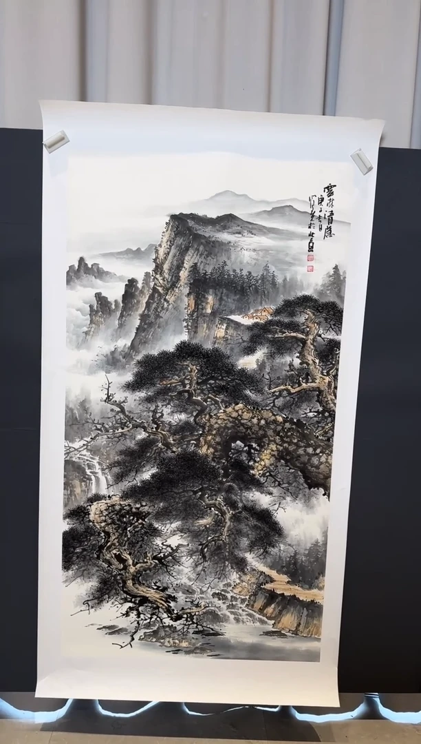 国画郝凤先云林清隐2025-1226DH055