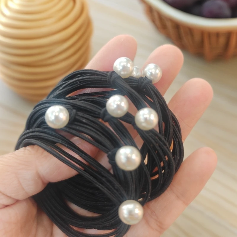 头绳时尚发绳拍1发10条甜美风发圈女发饰原创设计日韩黑色可爱