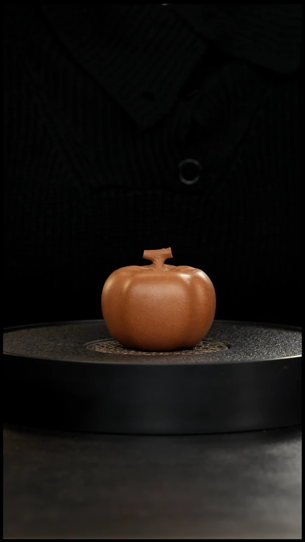 茶壶紫砂老宕口桃花泥手工醒茶罐