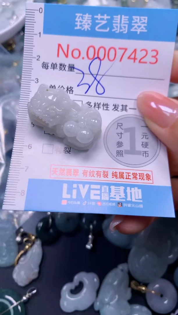 颈饰未镶嵌翡翠7423