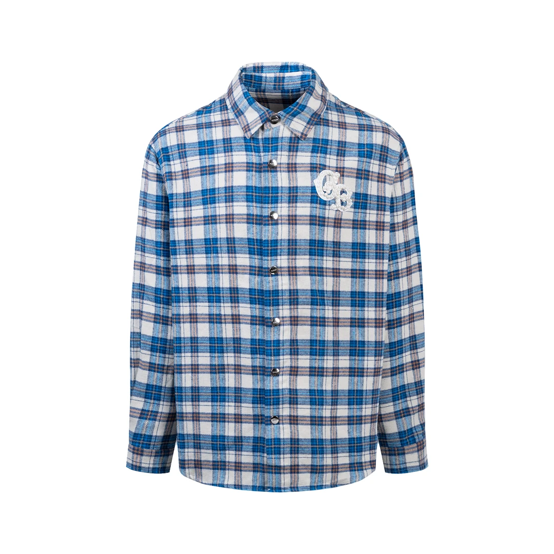 【官方正品】GOODBRAND 2024F/W GB珍珠长袖衬衫 男女同款