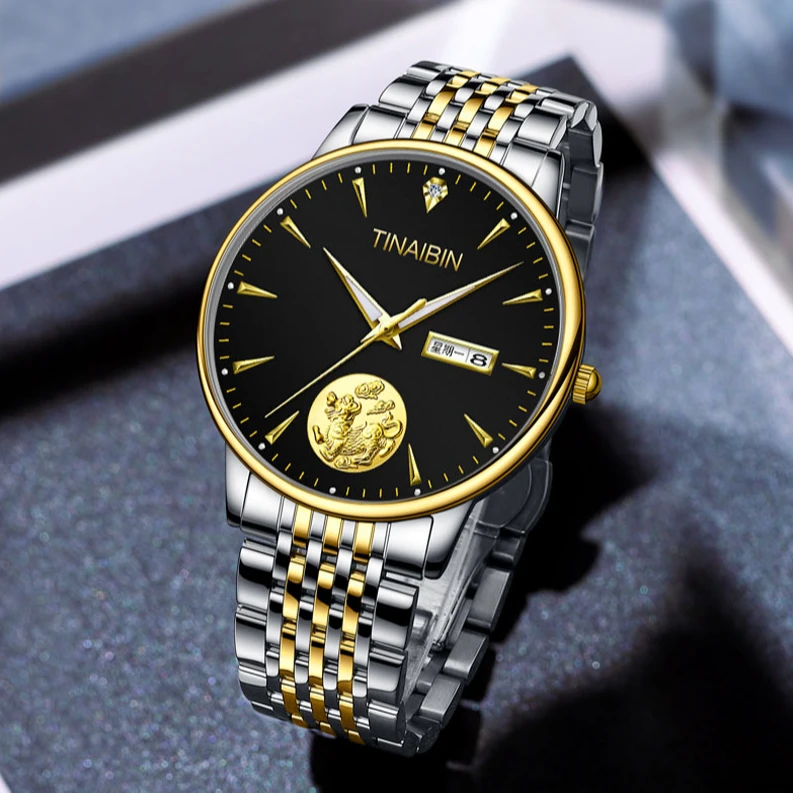 全新未使用 TINAIBIN 传承系列高奢自动腕表zz-w