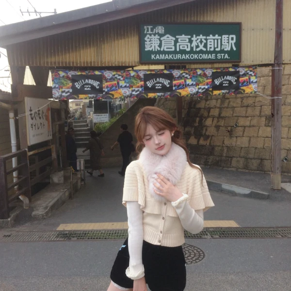 气质休闲风中长款时尚套装时尚显瘦温柔网红针织百搭学生加厚显瘦