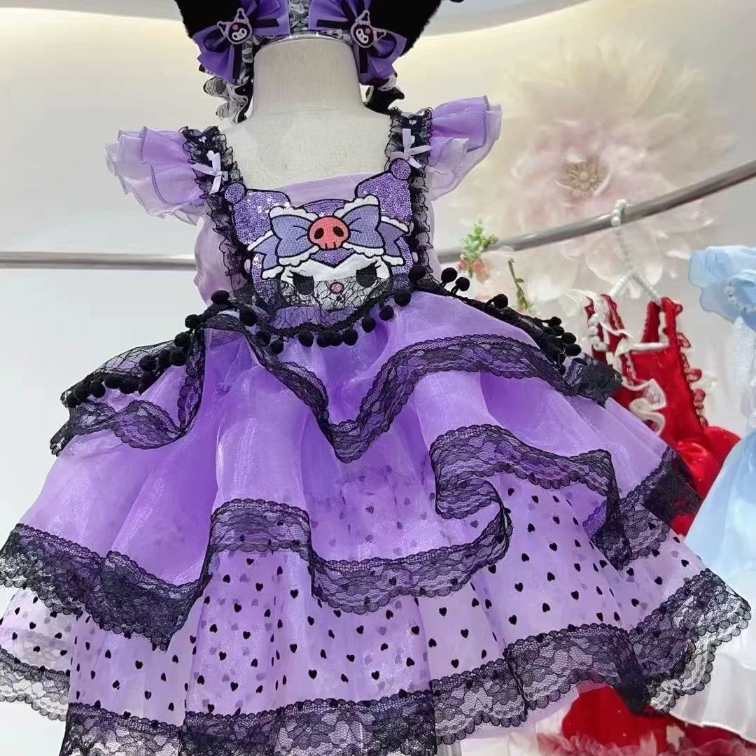 裙子表演服演出服洋装连衣裙女卡通动漫蓬蓬裙蛋糕裙服装吊带