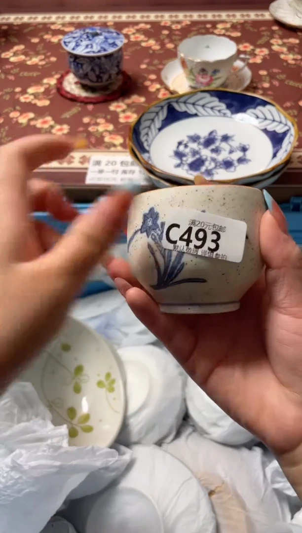 瓷片瓷器瓷器C493