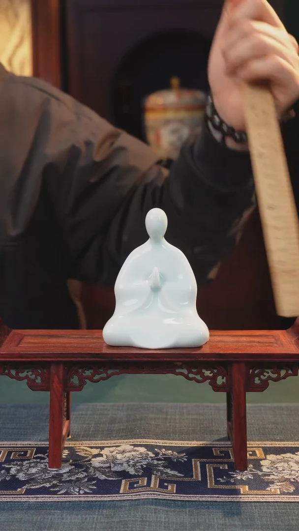 【闪购商品】摆件手工陶瓷无相佛瓷