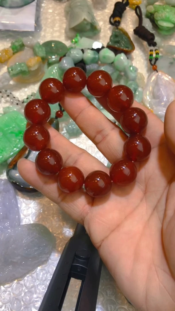 【闪购商品】玛瑙/玉髓手链未镶嵌老玛瑙