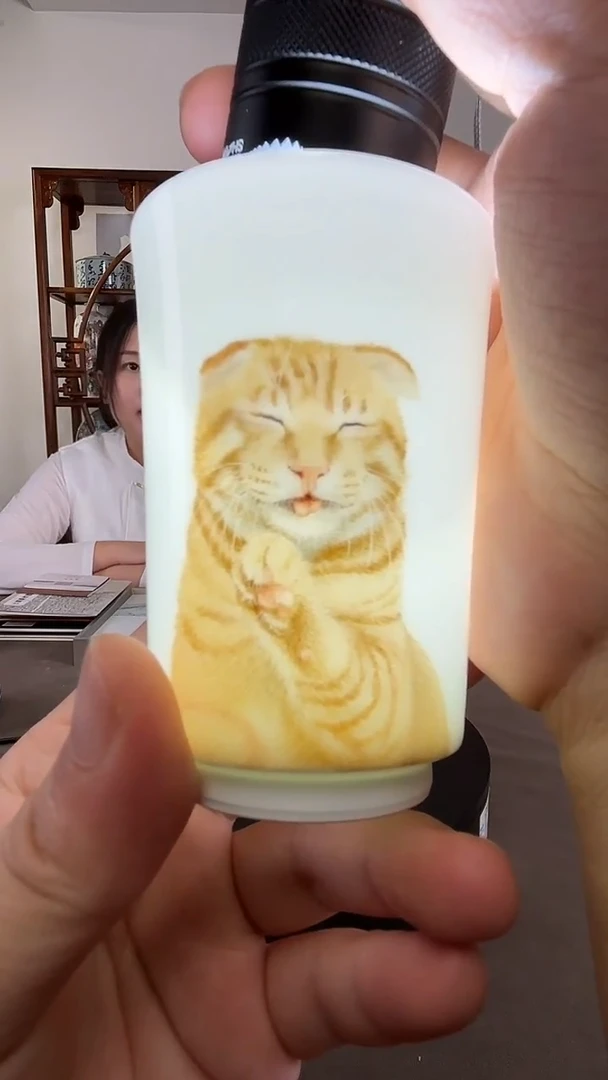 杯子瓷谭龙操《猫》陶瓷单杯