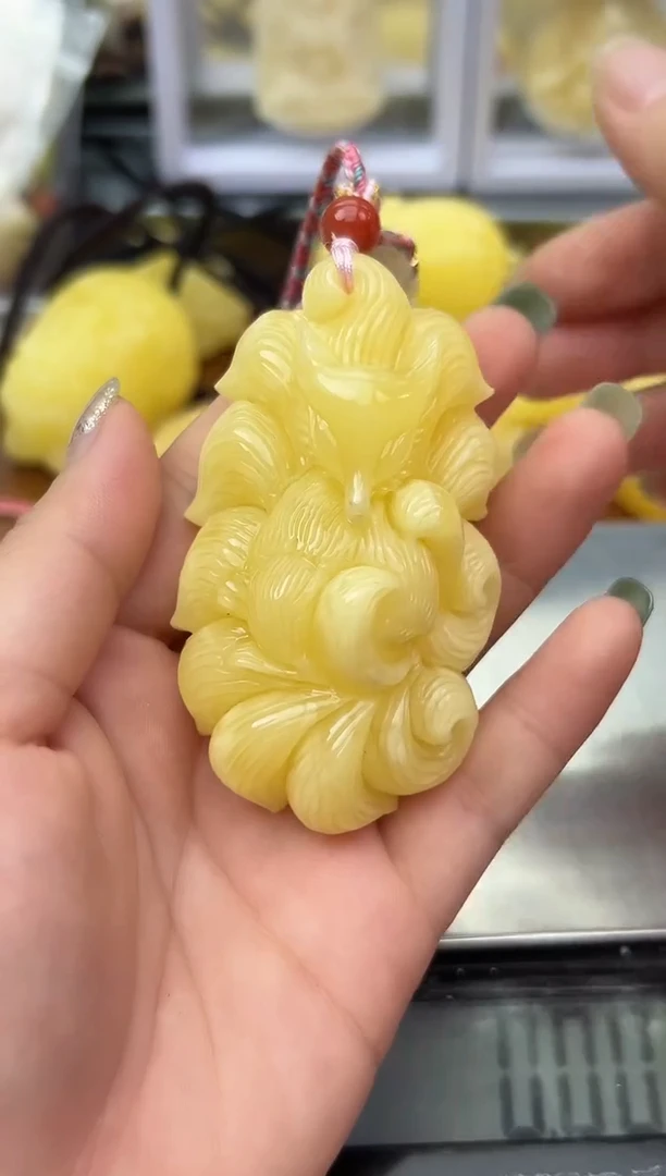未镶嵌蜜蜡裸石蜜蜡吊坠