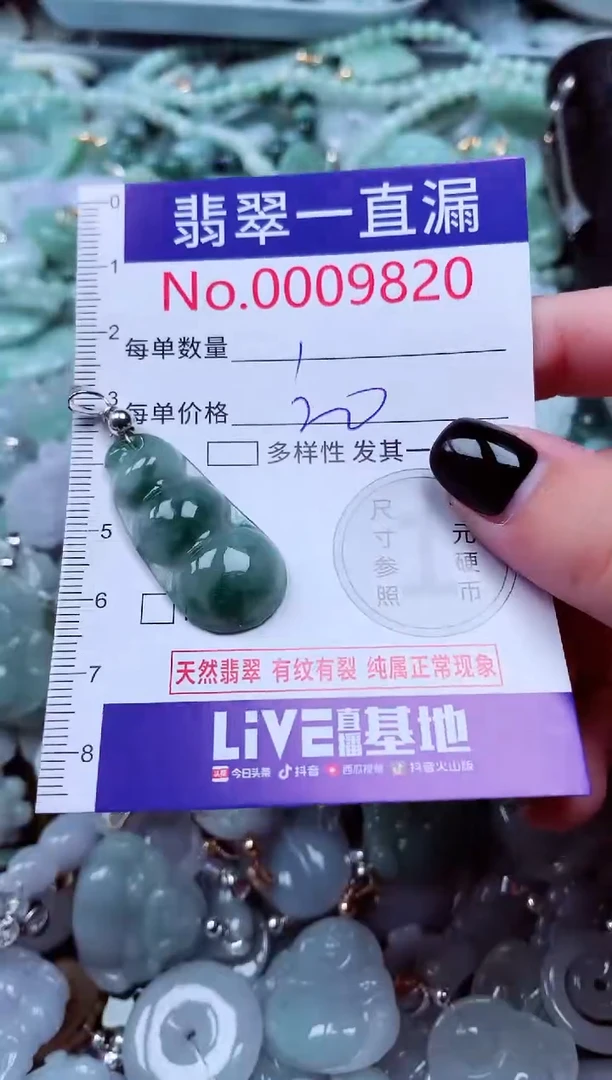 吊坠(不含链)未镶嵌翡翠9820
