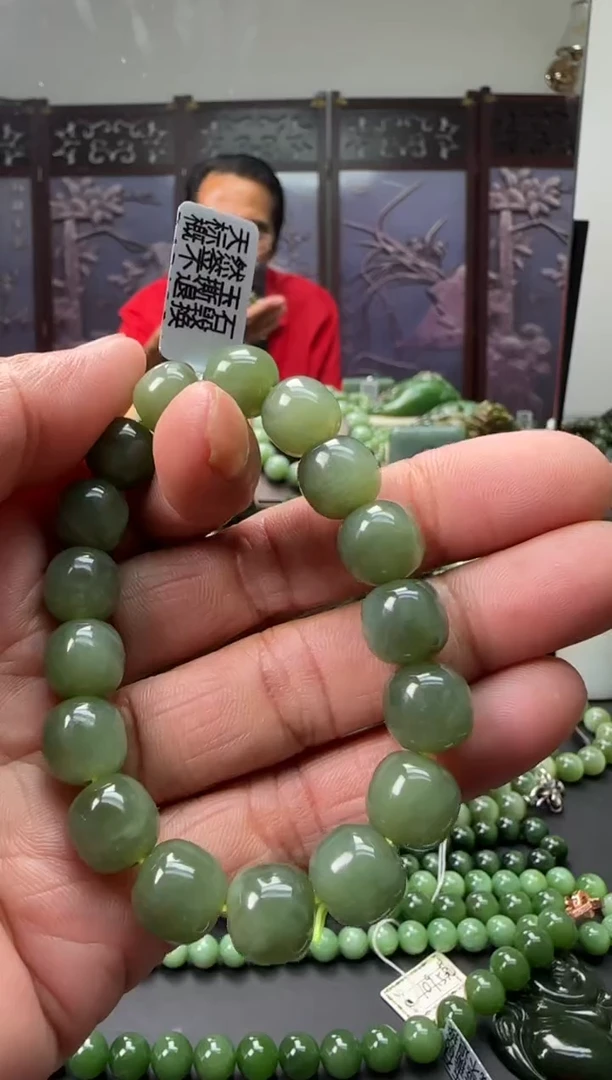 未镶嵌和田玉珠宝奇石手串