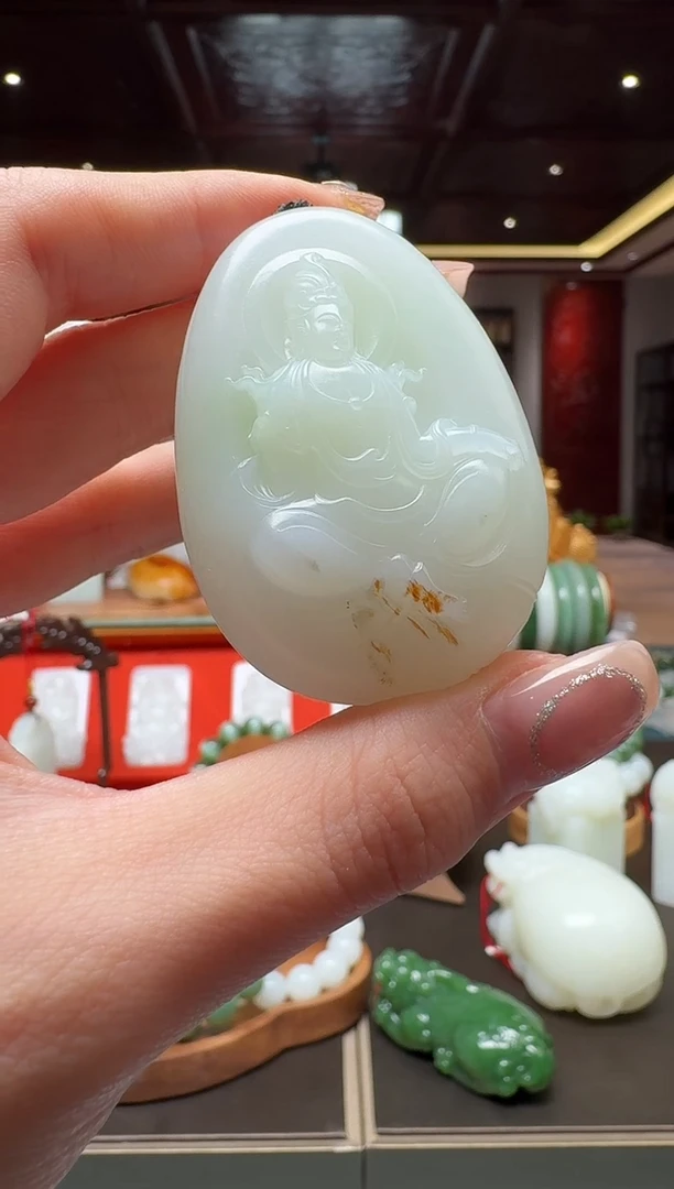 未镶嵌和田玉挂件zl