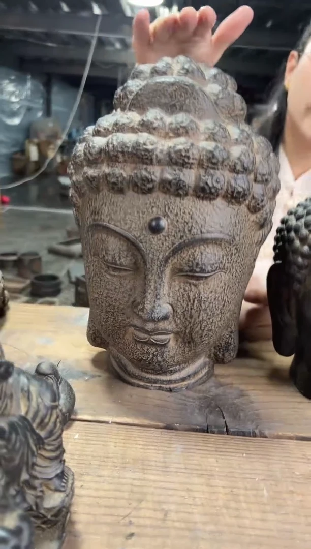 陶土【火山泥】大佛头
