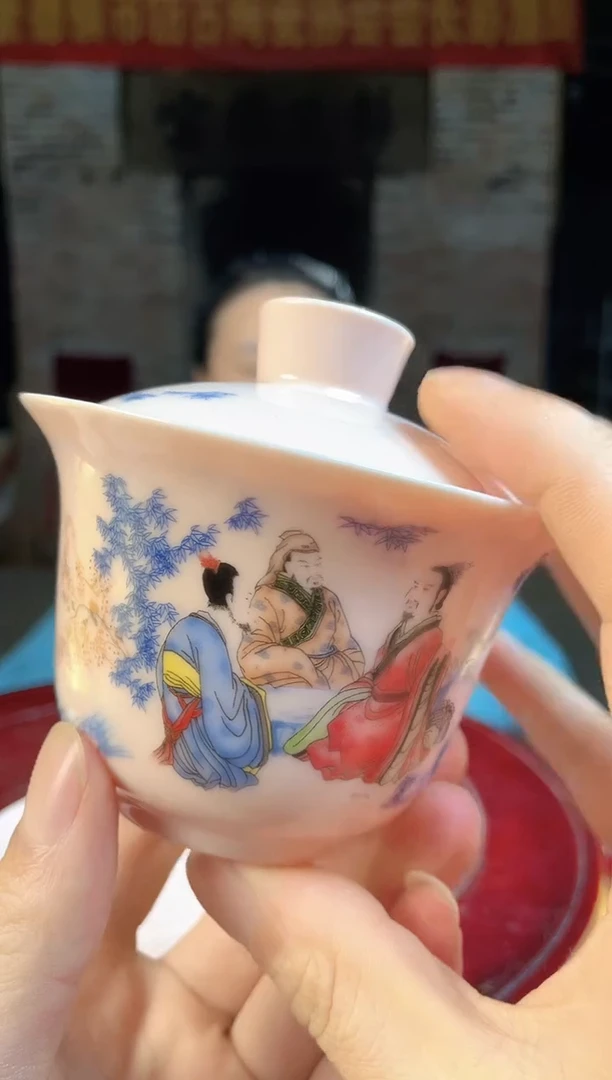 摆件陶景德镇茶器