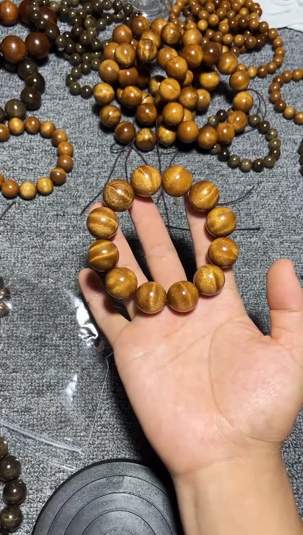 金丝楠手串/手链药香老料2.0花纹款98