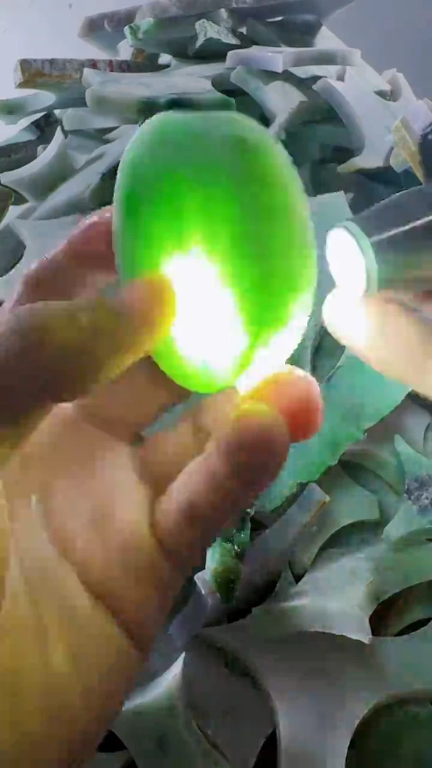 裸石翡翠缅甸翡翠A货文2586