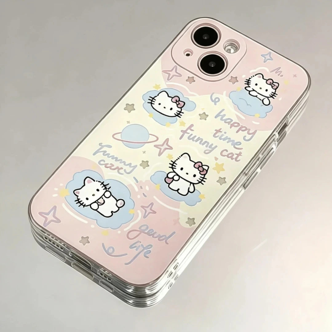 云朵猫咪适用苹果iPhone17pro14小米15promax华为p80手机壳创意xr