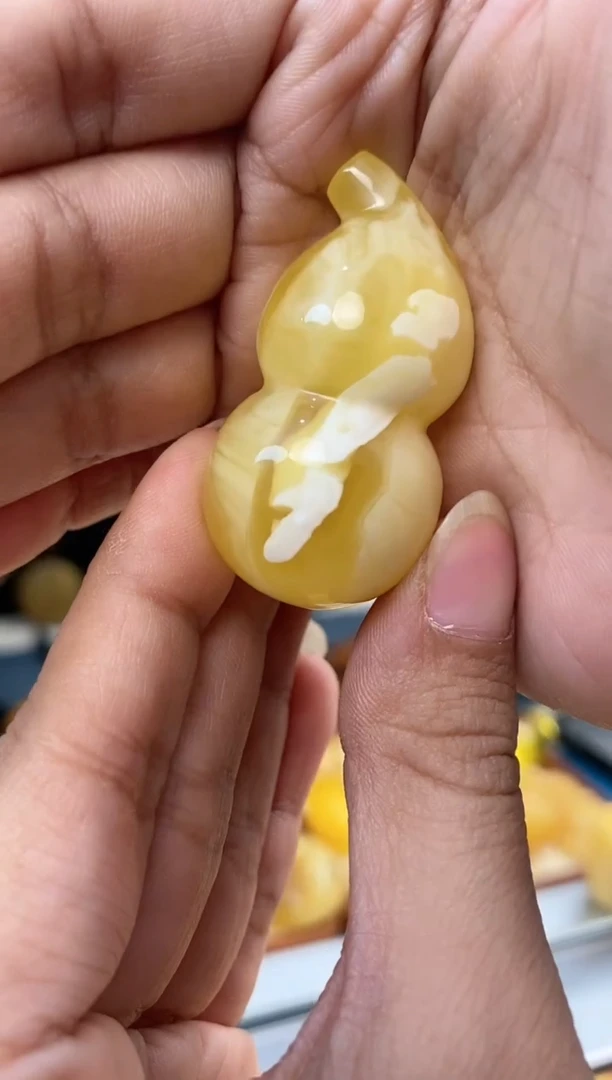 【闪购商品】蜜蜡裸石未镶嵌天然琥珀蜜蜡葫芦