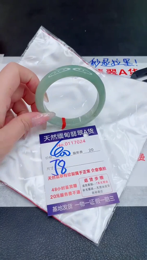 未镶嵌手镯翡翠400.00