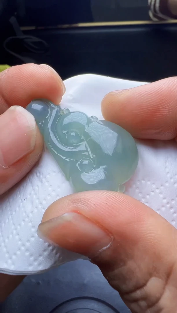 颈饰未镶嵌翡翠天然翡翠A货