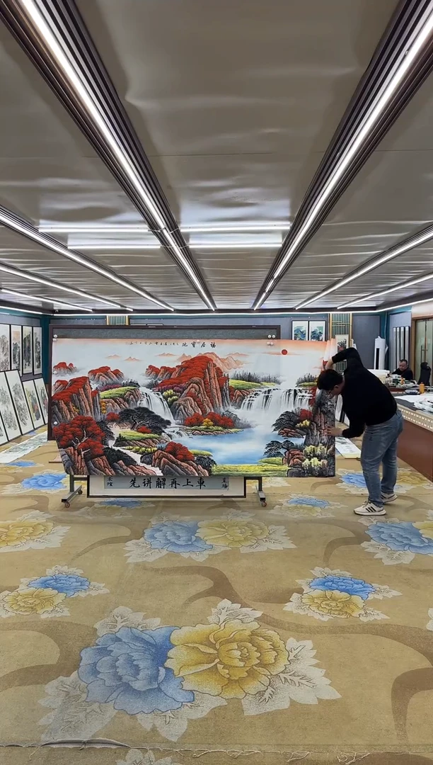 绘画M刘雪红-大丈二-山水国画