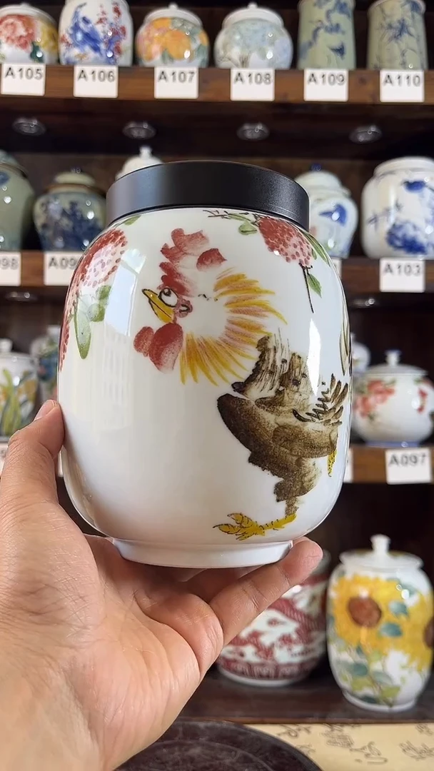 迎君陶瓷纯手工手绘26