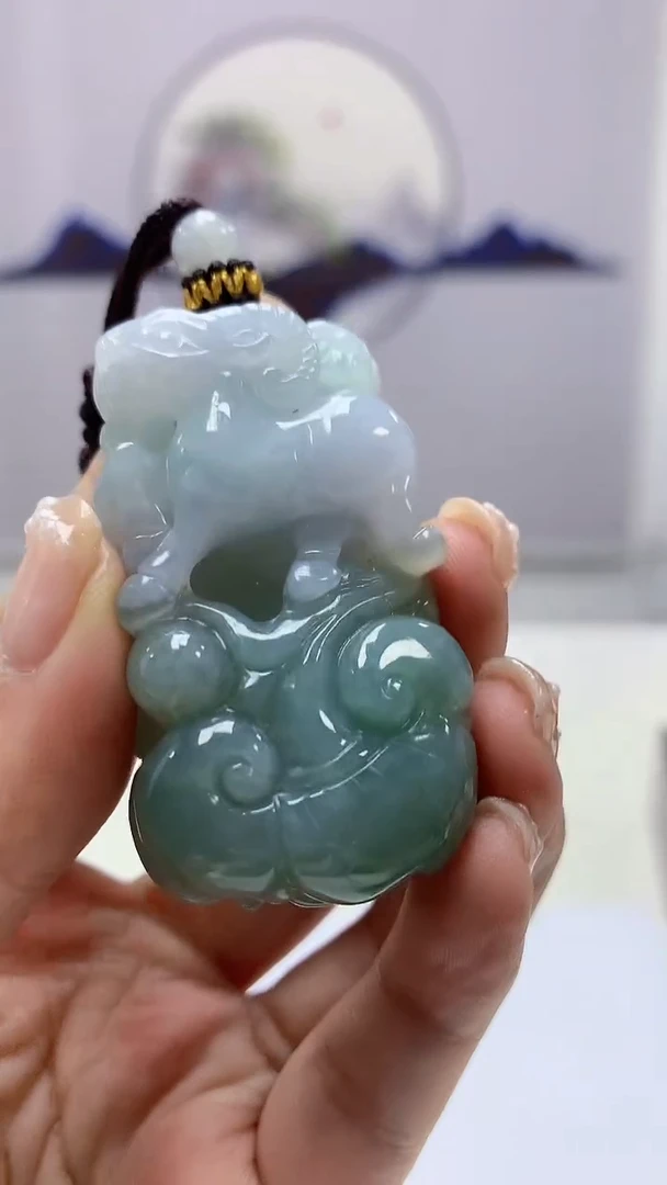 【闪购商品】定制翡翠未镶嵌4902ms-毛货163羊牌