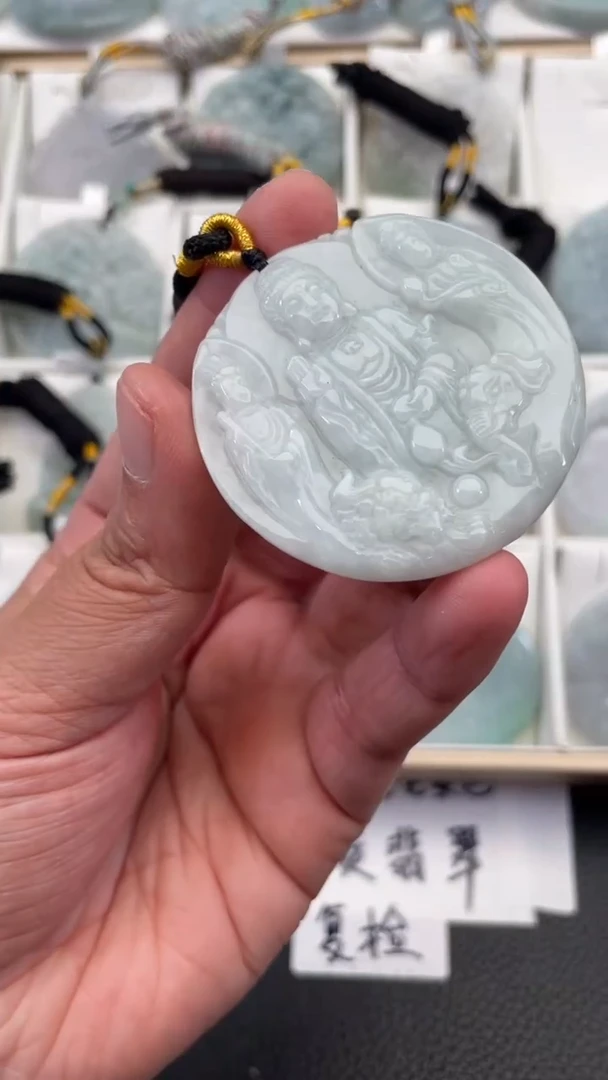 颈饰未镶嵌翡翠天然缅甸翡翠A货284