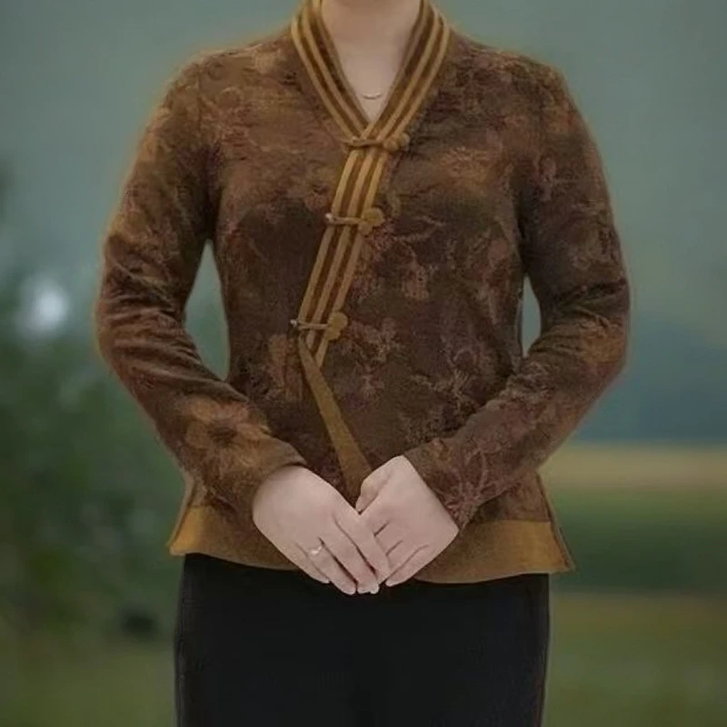 博玺华服春秋冬三季复古上衣