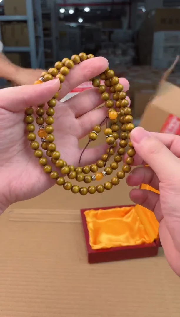 禧一文玩木作类材质手串无礼盒